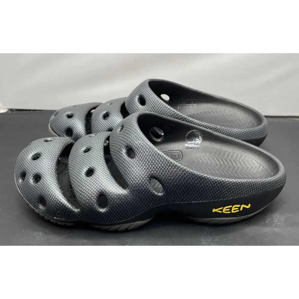KEEN Yogui Arts Slipper Graphite Slip On Clogs Ye Shoes Mens Size 10 FAST SHIP - Picture 10 of 15